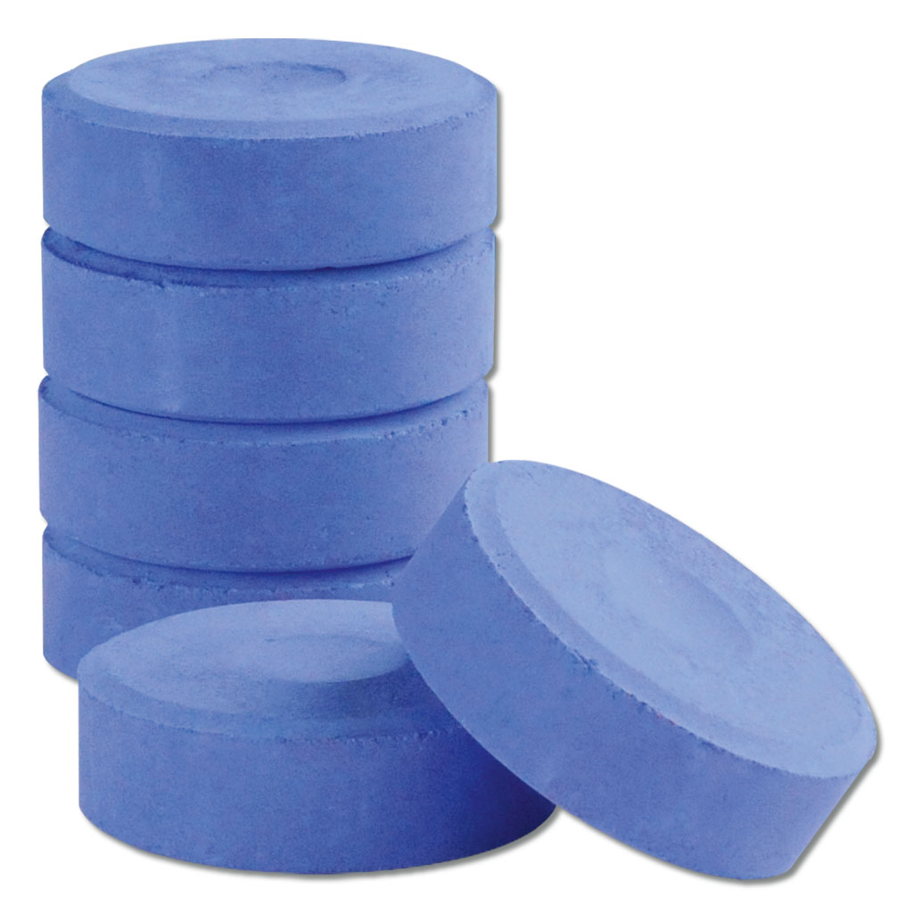 Temperablocks, 6 Stück in einer Farbe, Ø 57 mm