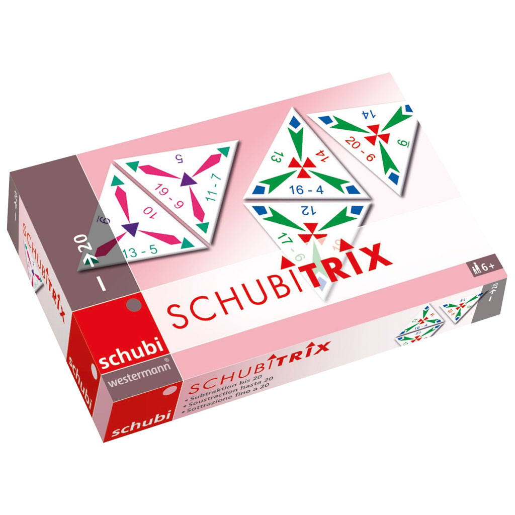 Schubitrix Subtraktion bis 20-Bild Auf diesem Bild ist das Produkt mit der Art.Nr.: W-31666 zu sehen
