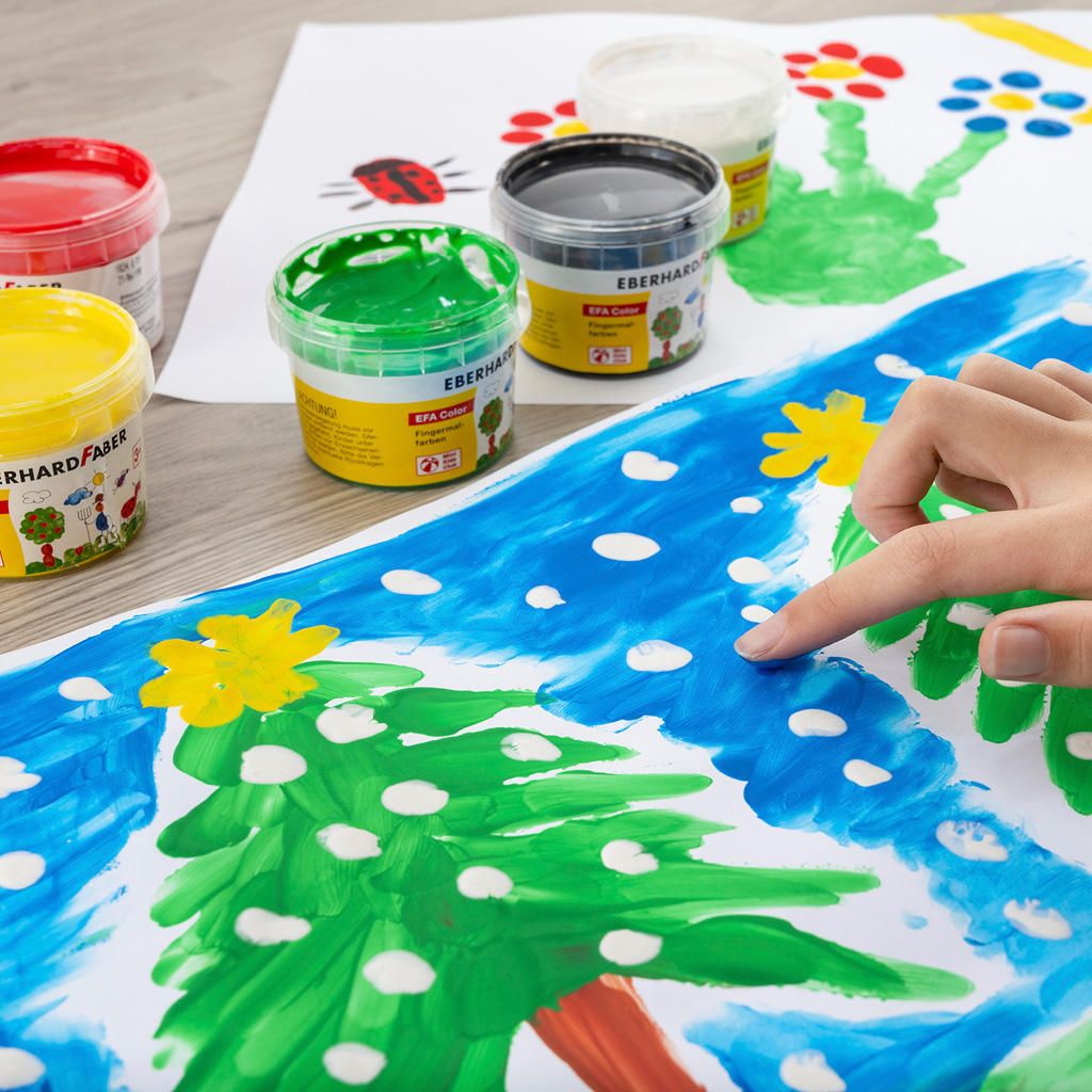 Eberhard Faber Fingermalfarben im Töpfchen Eberhard Faber Fingermalfarben im Töpfchen