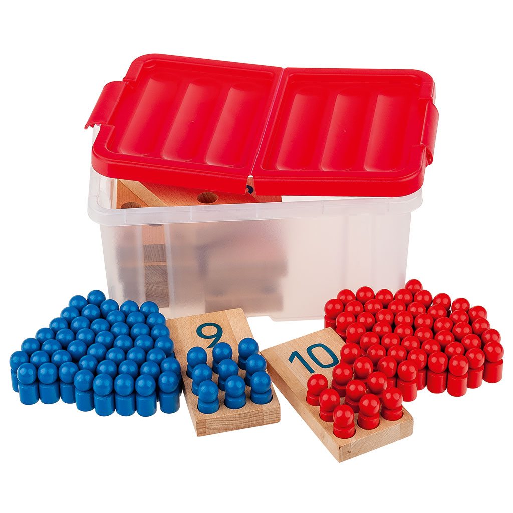 Wiemann Lehrmittel® Zahlenstecktafeln aus Holz