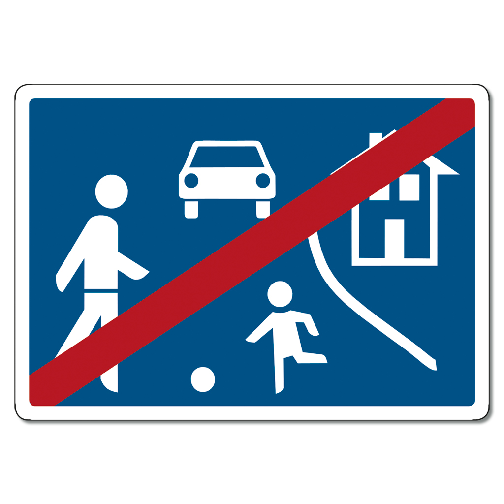 Großes Straßenverkehrsschild Nr. 326