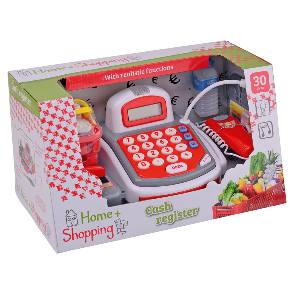 Kasse mit Scanner und Mikrofon Kasse mit Scanner und Mikrofon