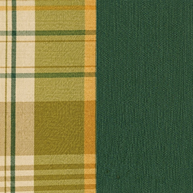 Design-Stoff Gelb/Grün kariert - Grün