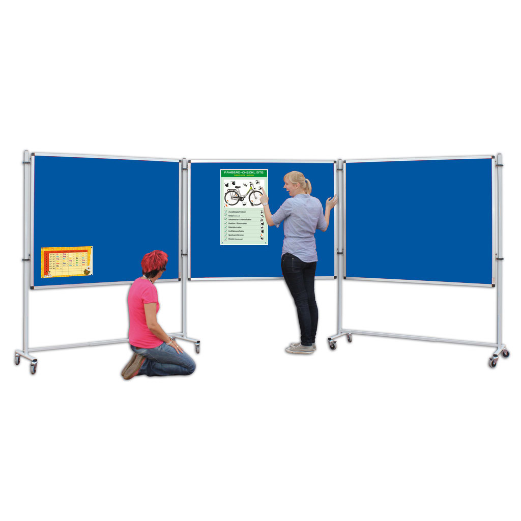 Stellwand Fahrreihe 3 Stofftafeln