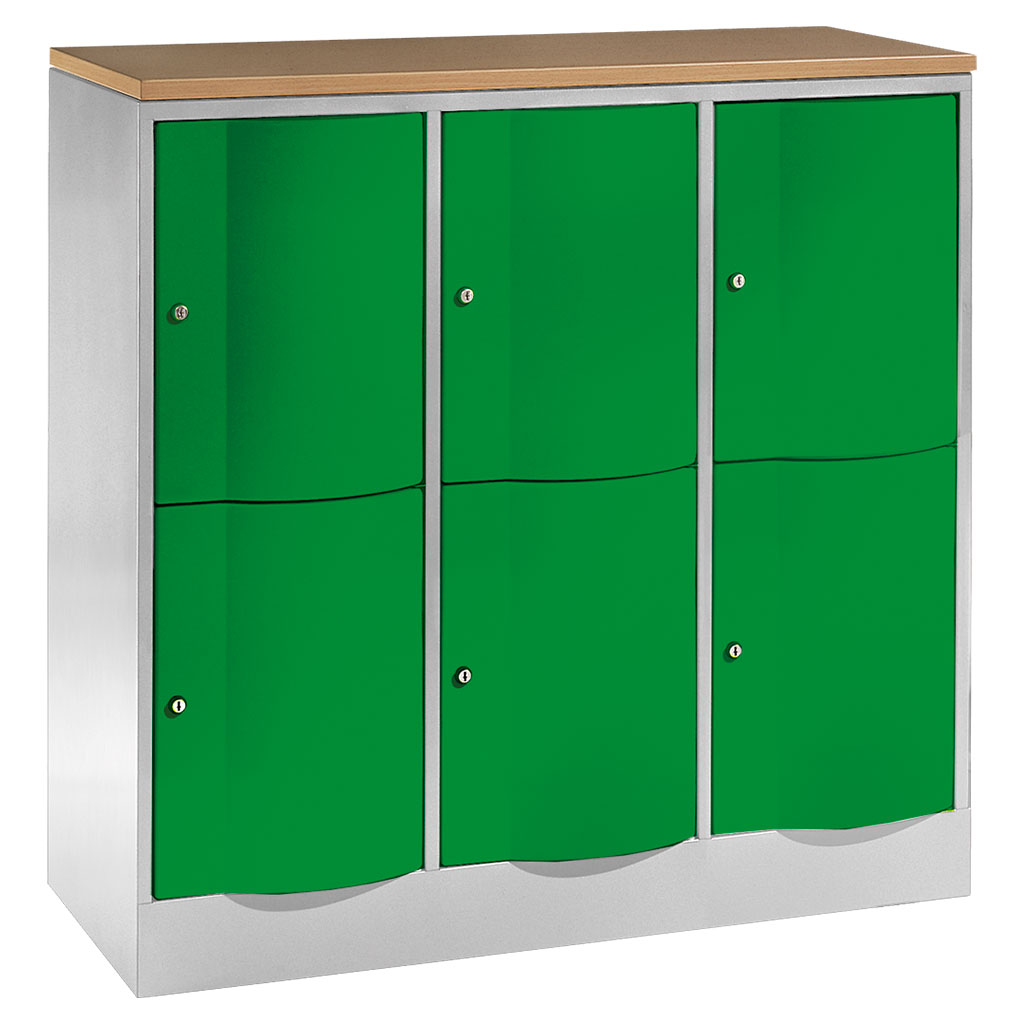 Großraum-Schließfachschrank, 3-reihig Großraum-Schließfachschrank, 3-reihig