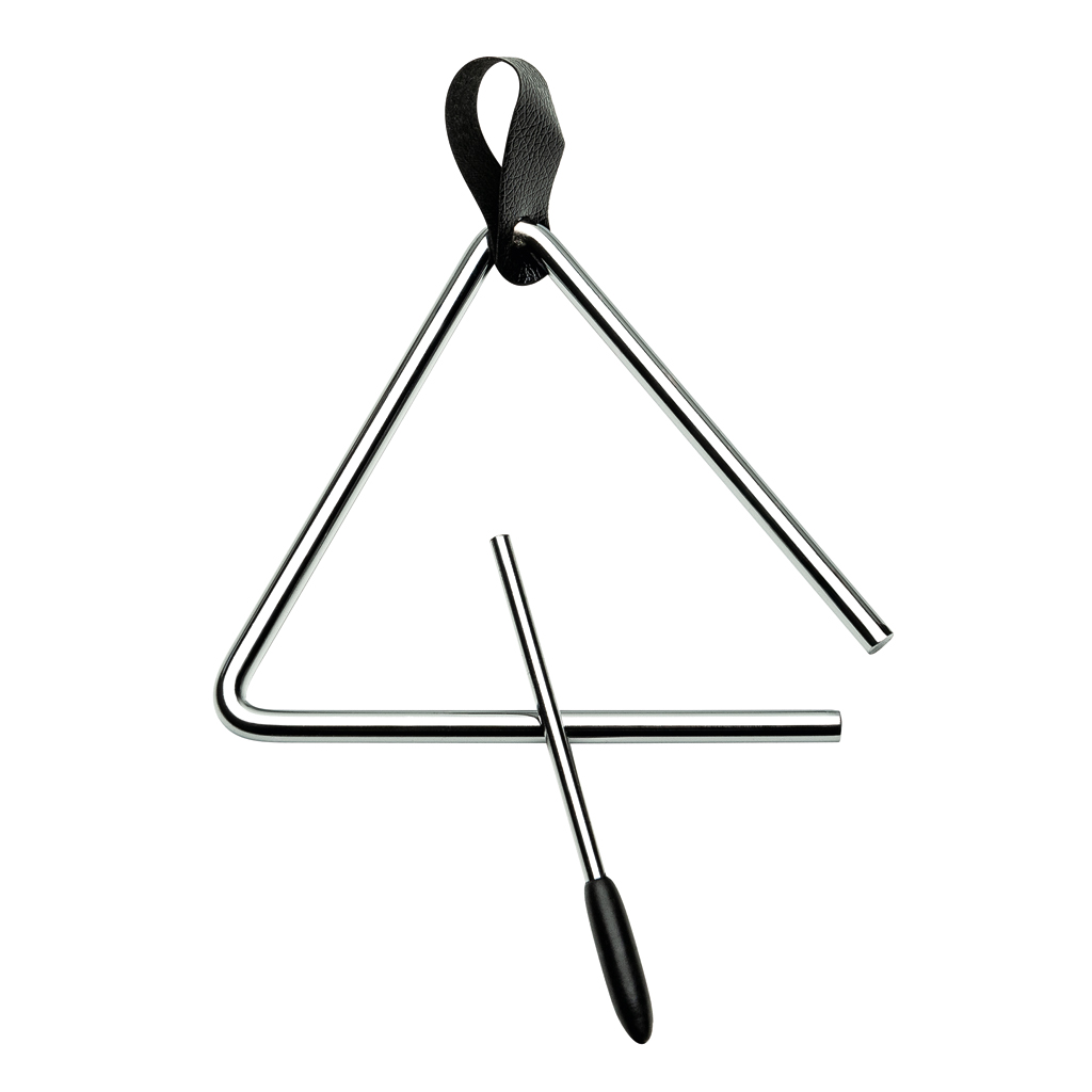 TrellaTon® Triangel, mit Halteschlaufe und Schlägel, Ø 12 mm TrellaTon® Triangel, mit Halteschlaufe und Schlägel, Ø 12 mm