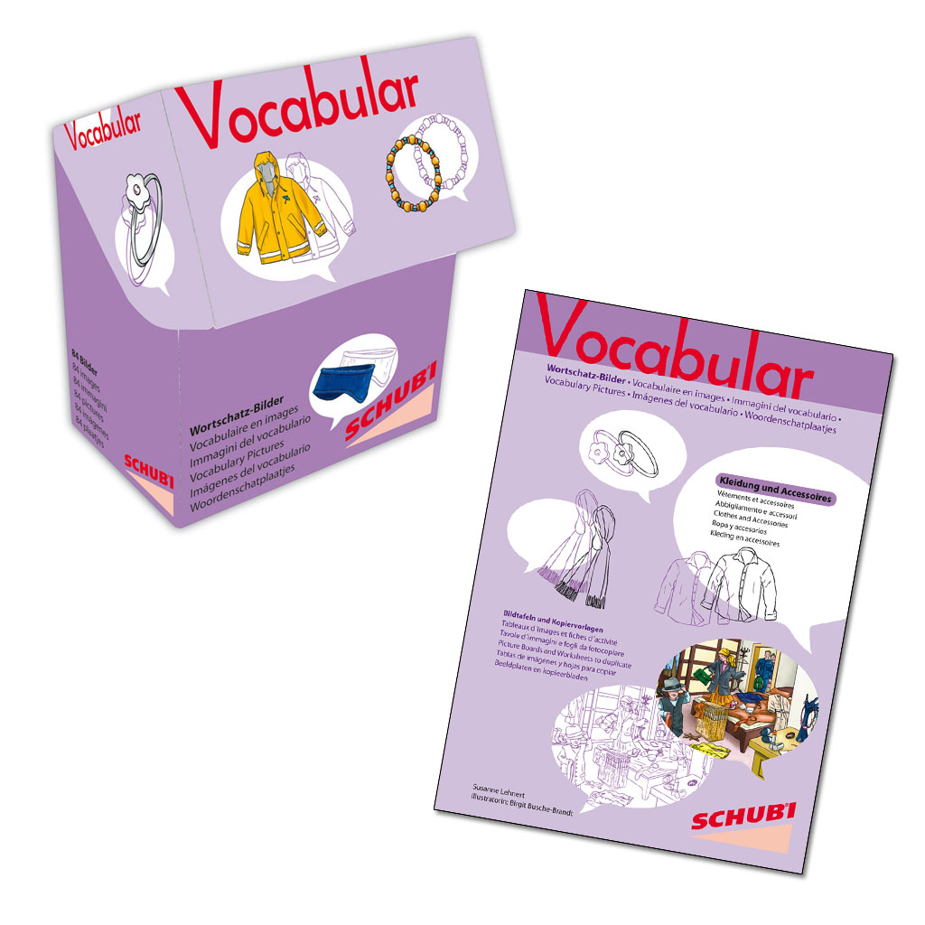 Vocabular – Bilderbox &amp; Kopiervorlagen - Kleidung &amp; Accessoires