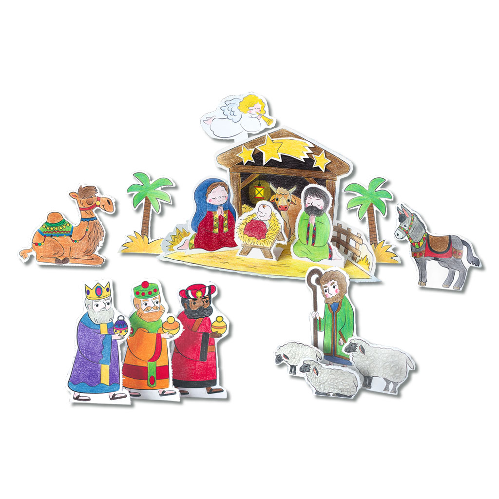 temp92921-prickelvorlage-weihnachtskrippe_beispielCm2KkbwDAIlsA Ursus® Prickelvorlage Weihnachtskrippe, blanko