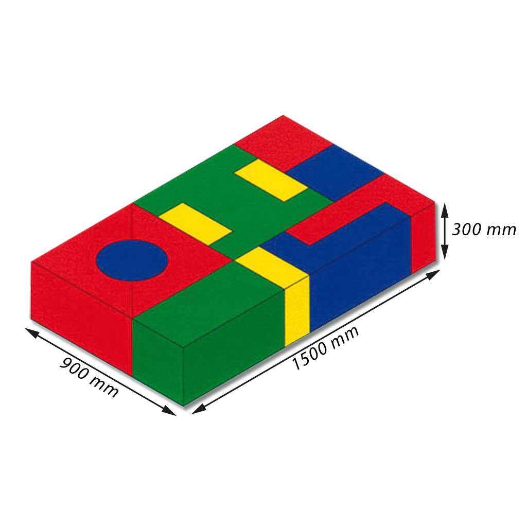Spielsteine, 12-teiliger Bausteinsatz