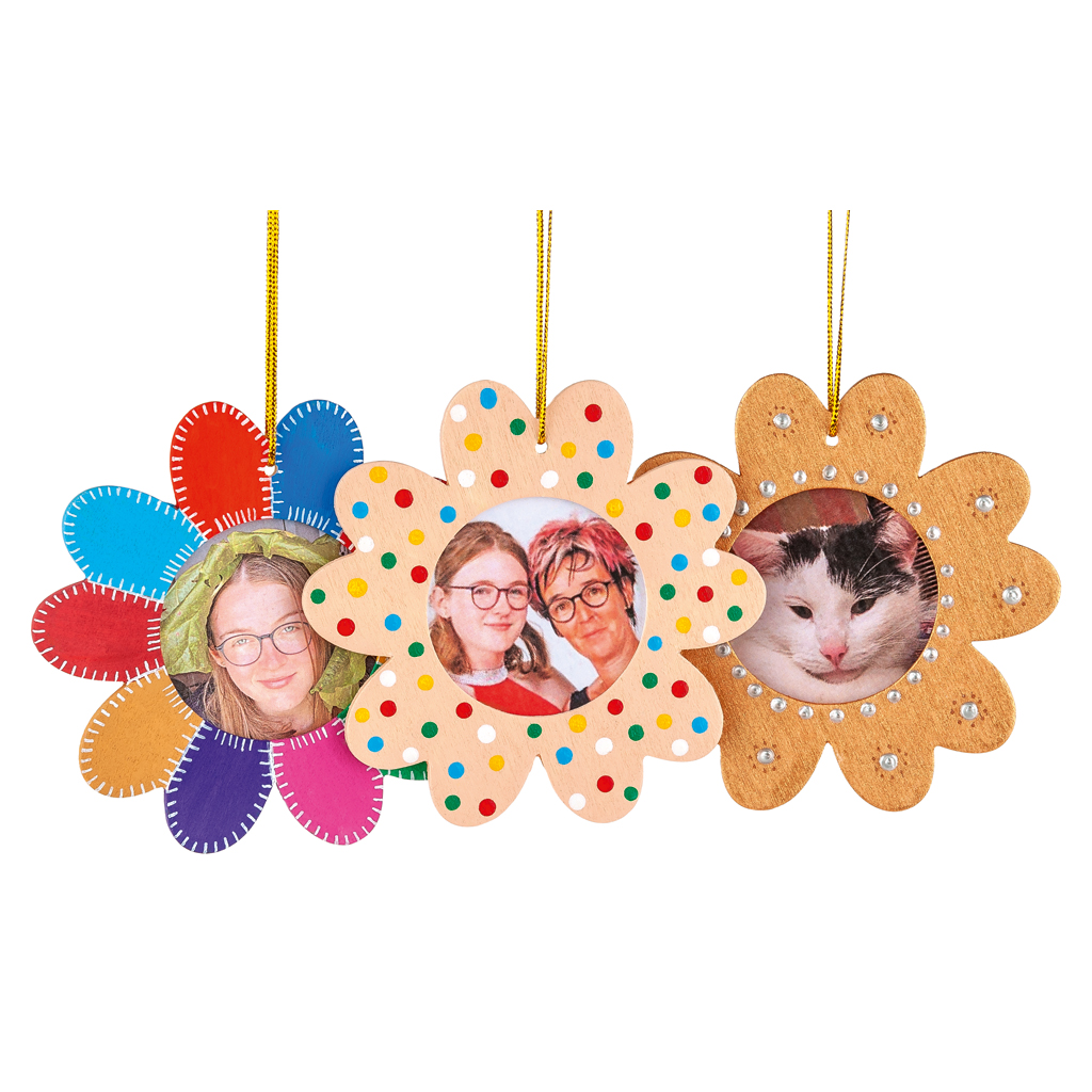 Blumen-Bilderrahmen zum Selbstgestalten, 6 Stück-Bild Auf diesem Bild ist das Produkt mit der Art.Nr.: W-93547 zu sehen