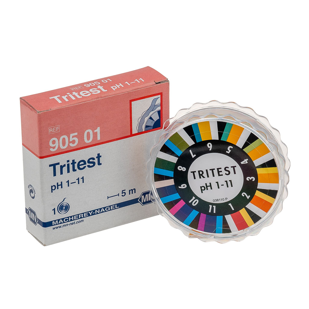 TRITEST Indikatorpapier pH 1-11, 1 Rolle