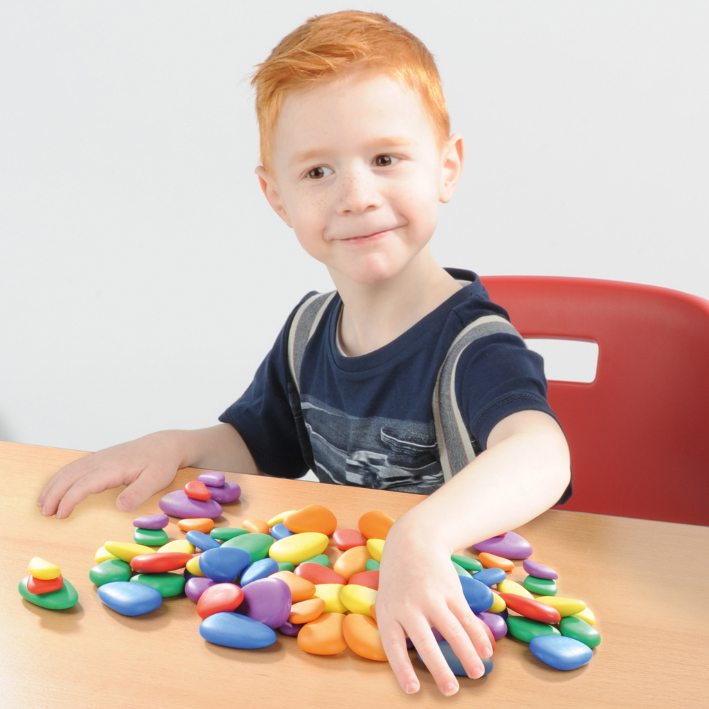 Regenbogen-Kieselsteine