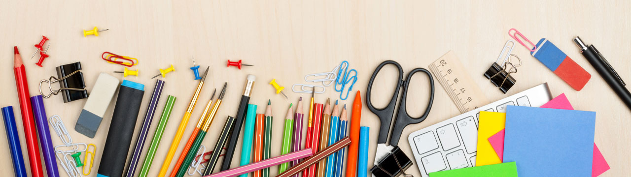Bürobedarf und Verbrauchsmaterialien verschiedenste Büromaterialien