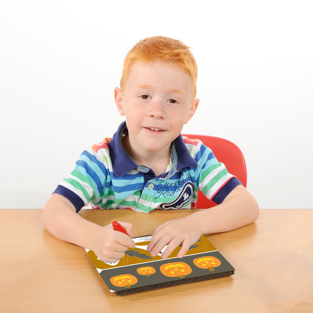 Prickellichter Bastelbogen Halloween, Windlichter