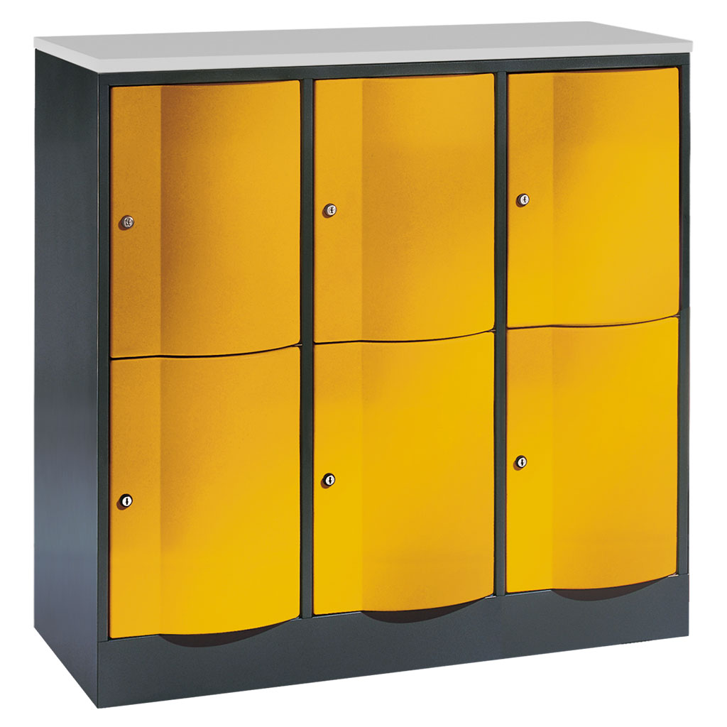 Großraum-Schließfachschrank, 3-reihig Großraum-Schließfachschrank, 3-reihig