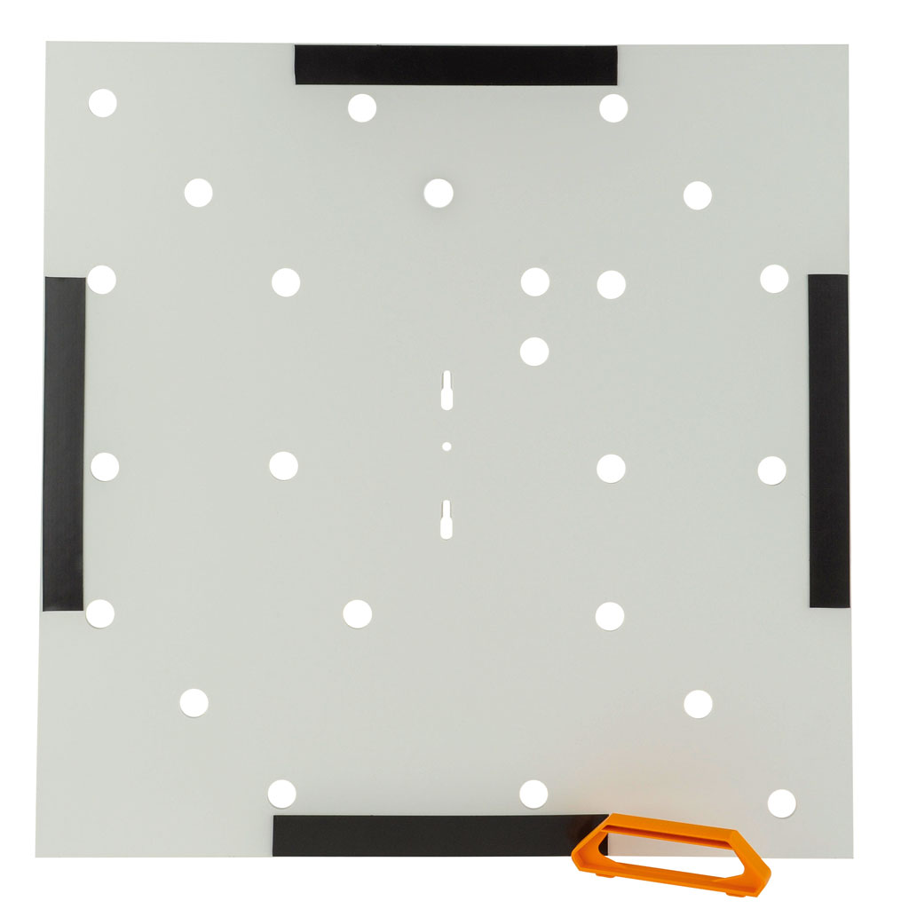 Wandtafel-Lochschablone, magnetisch Wandtafel-Lochschablone, magnetisch