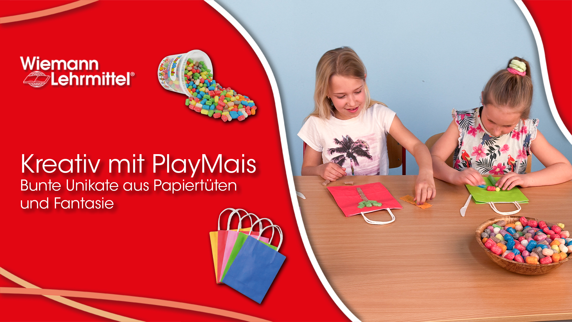 W-90188_W-92613_W-90981_W-90982_W-90983 _PlayMais-Tueten_basteln_Wiemann-Lehrmittel