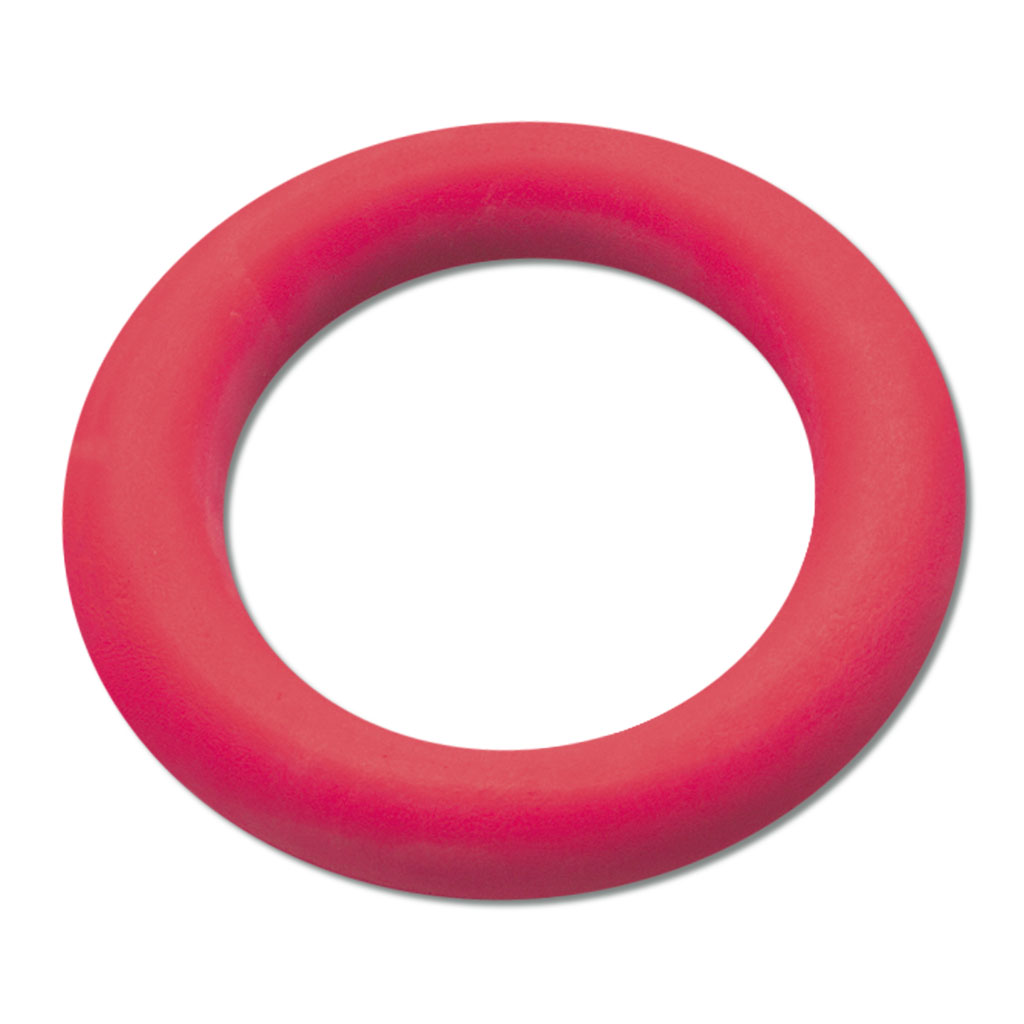 Moosgummi-Tennisring - rot