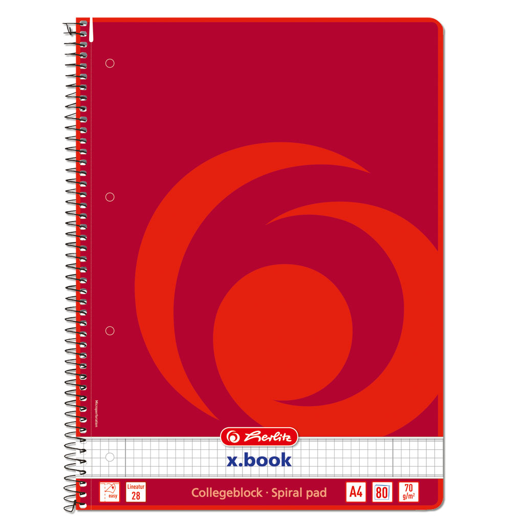 Herlitz® Spiralblock DIN A4