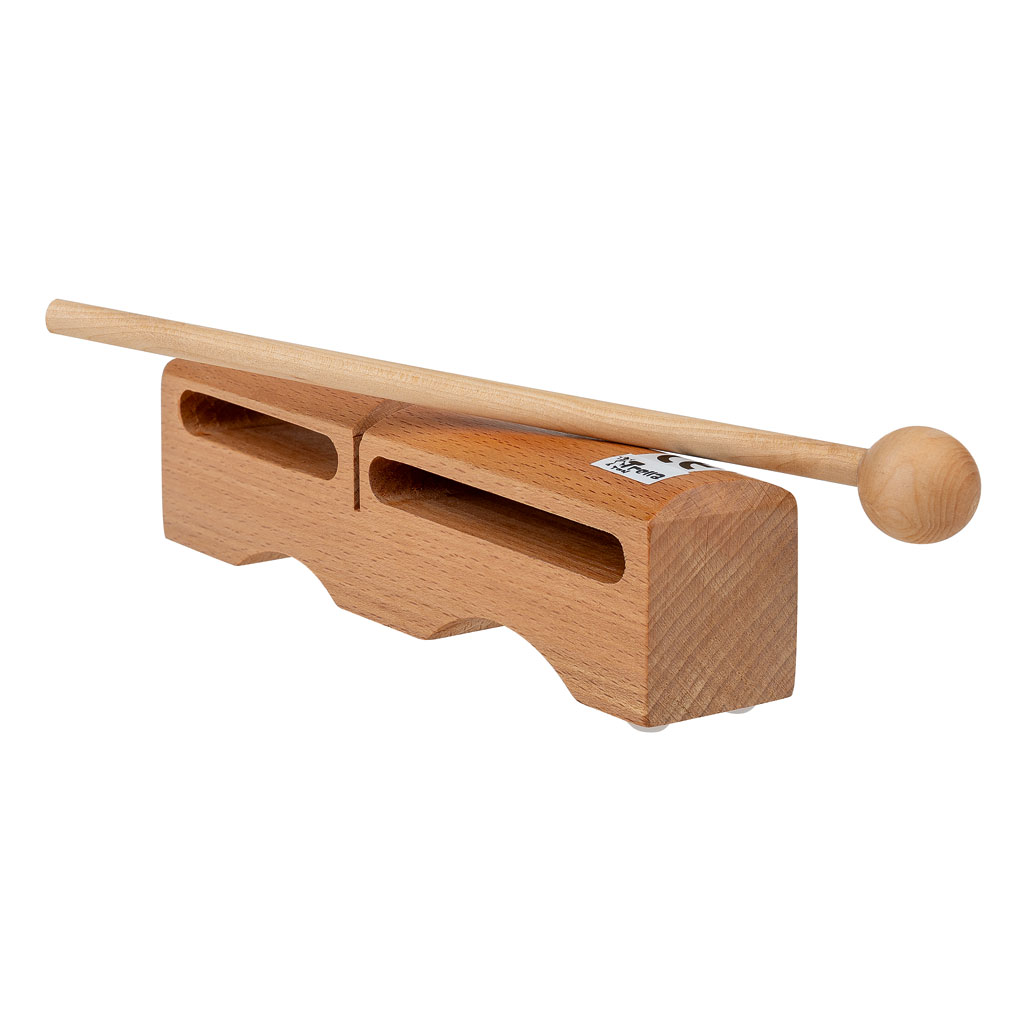 TrellaTon® Doppel-Tonblock, inkl. Schlägel