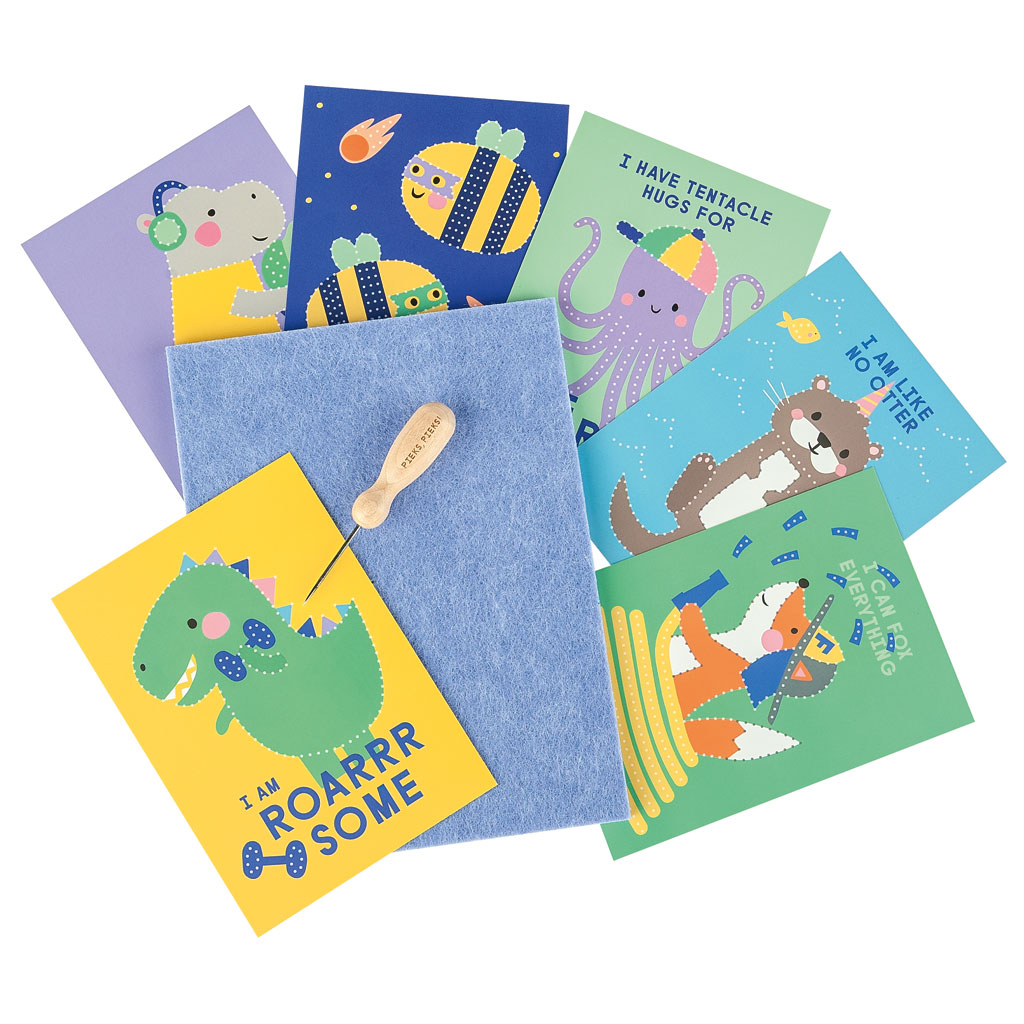 Folia® Prickel-Set, 6 Karten Folia® Prickel-Set, 6 Karten