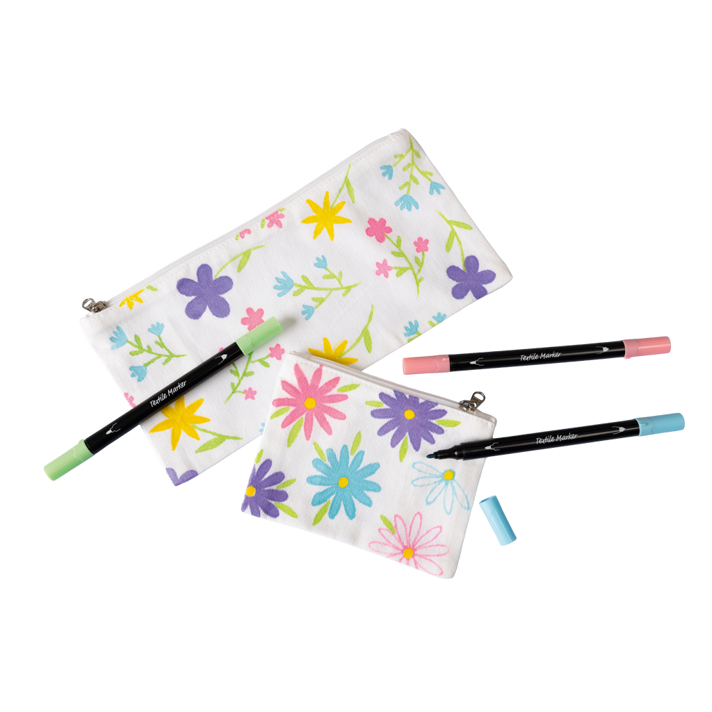 Stoffmalstifte mit Doppelspitze, 20 Stück