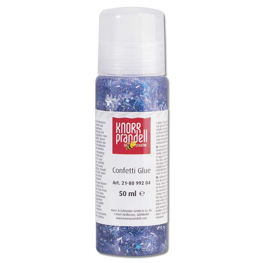 „Confetti Glue“ - Glitzerkleber mit Eiskristallen