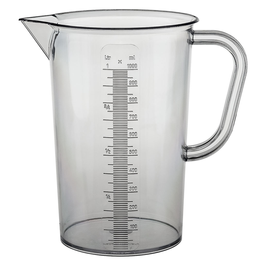 Messbecher, in 3 Größen lieferbar