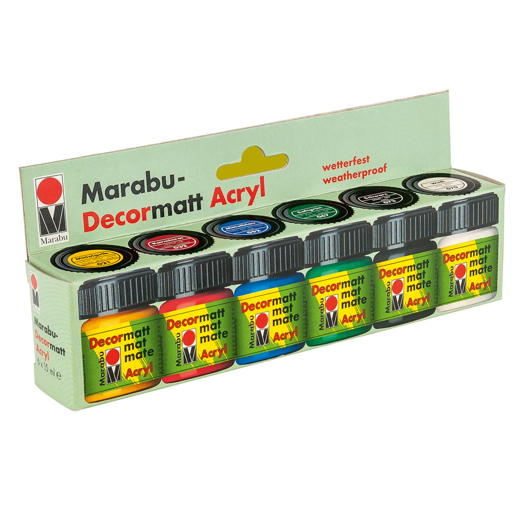 Marabu-Decormatt Grundfarbensortiment Marabu-Decormatt Grundfarbensortiment
