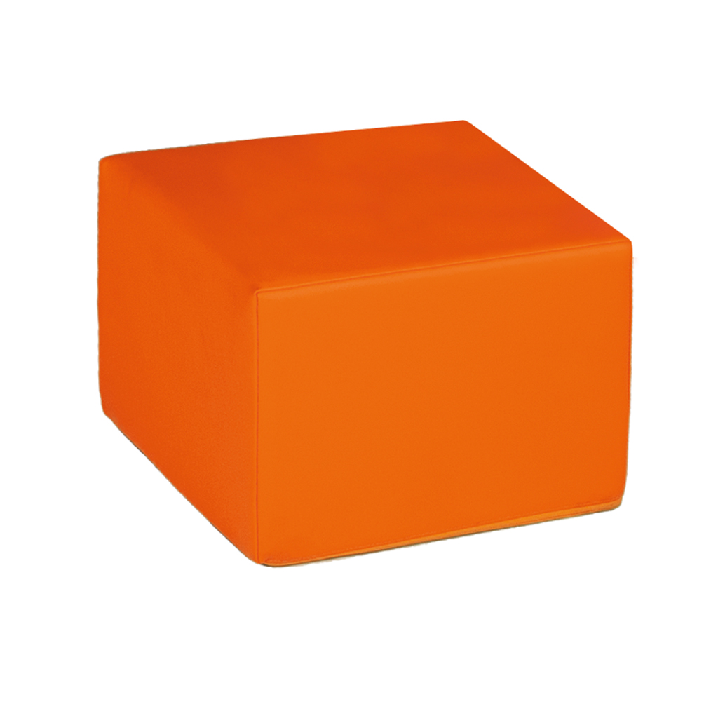 Polsterelement Hocker mit Kunstlederbezug