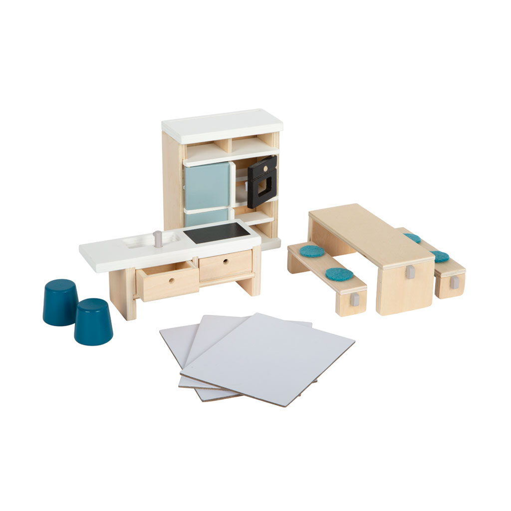 Puppenhausmöbel Küche-Bild Auf diesem Bild ist das Produkt mit der Art.Nr.: W-83800 zu sehen