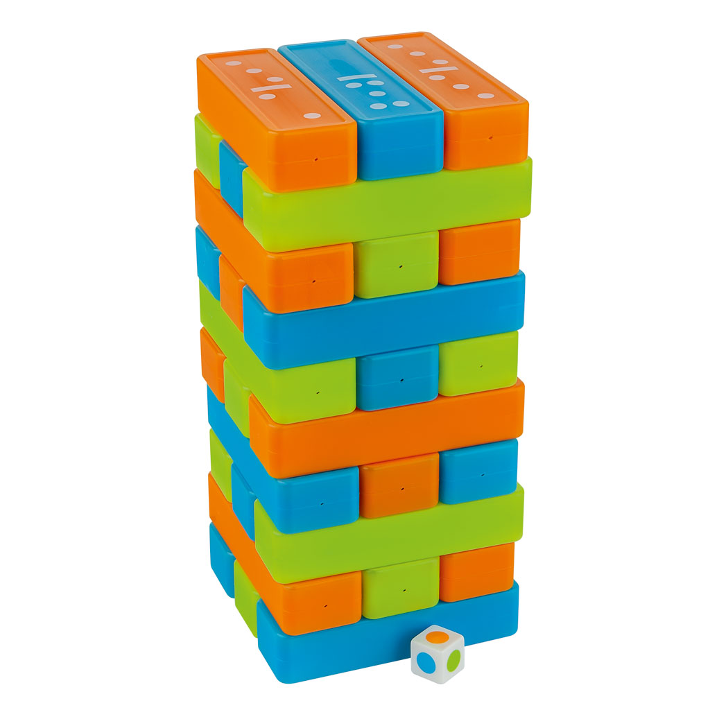 Wackelturm und Domino 2 in 1 Wackelturm und Domino 2 in 1