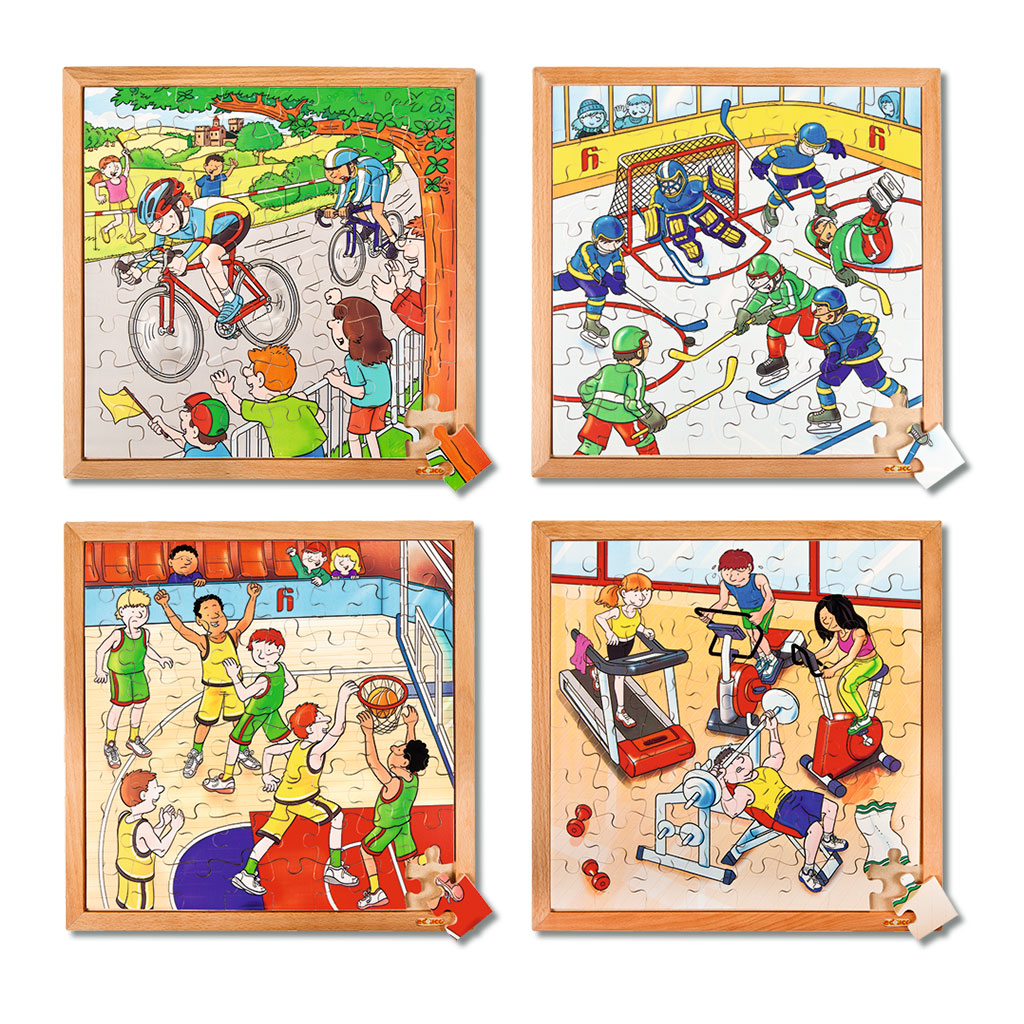 Rahmenpuzzle Sport