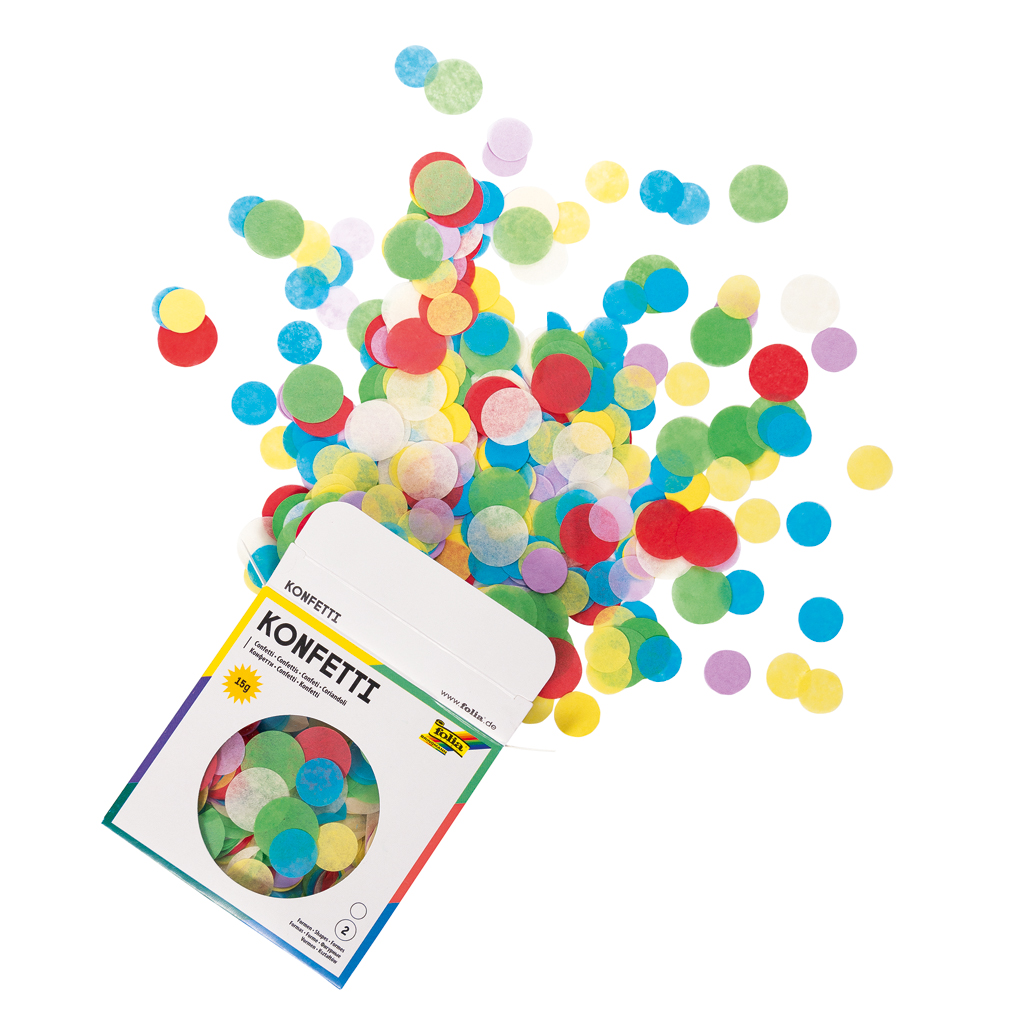 Folia® Konfetti Kids-Bild Auf diesem Bild ist das Produkt mit der Art.Nr.: W-93640 zu sehen