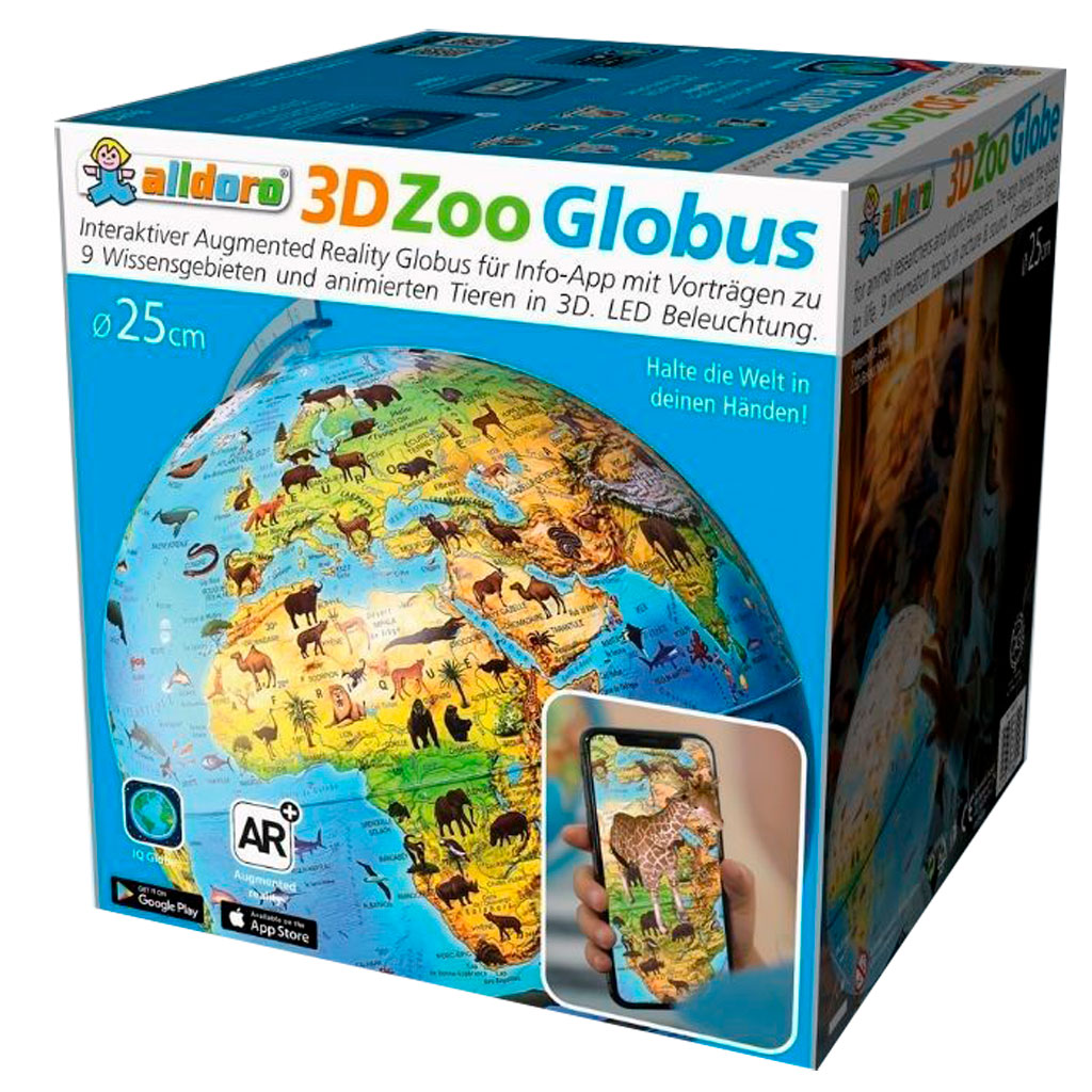 Interaktiver Zoo-Globus mit Lexikon-App Interaktiver Zoo-Globus mit Lexikon-App