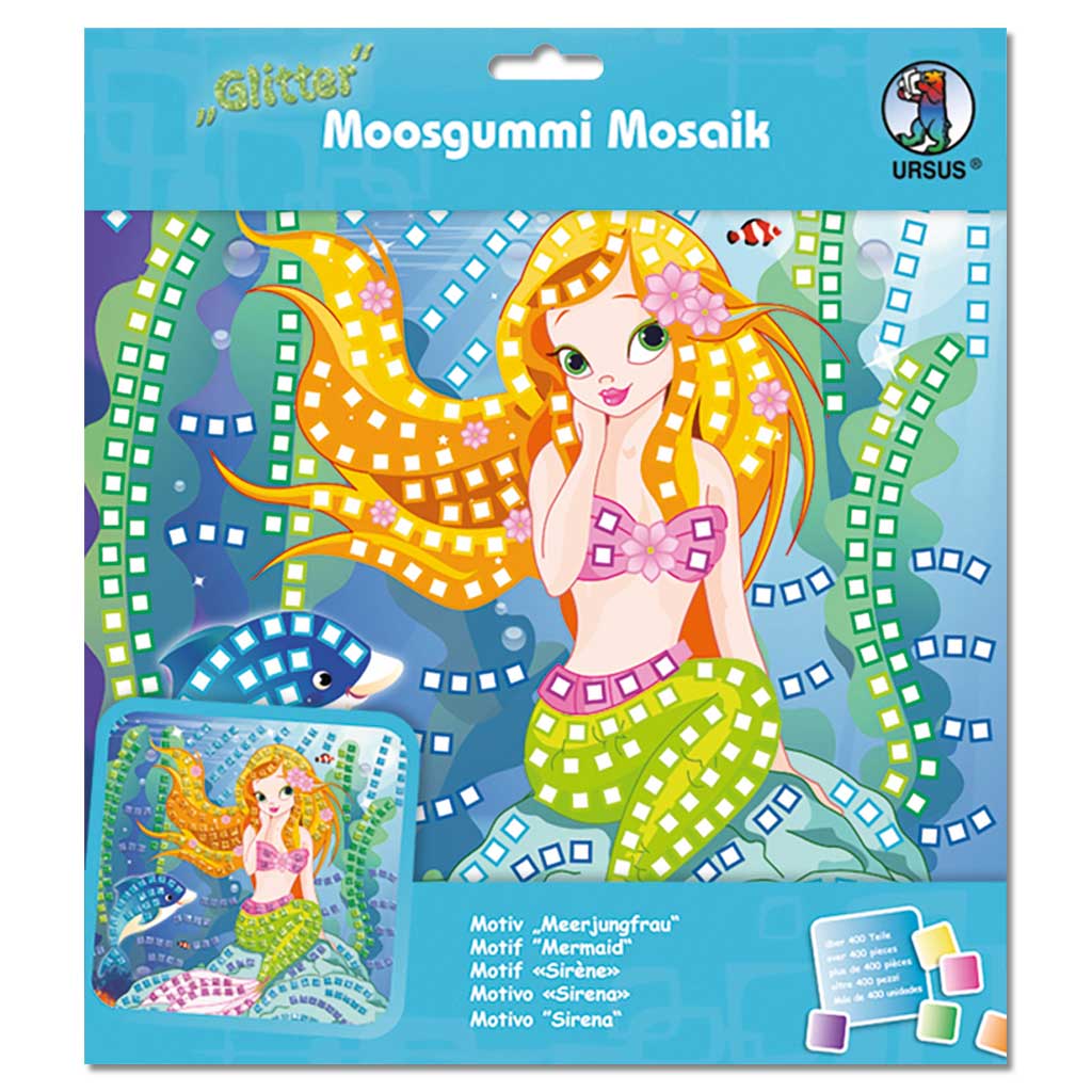 Ursus® Moosgummi-Mosaik Glitter