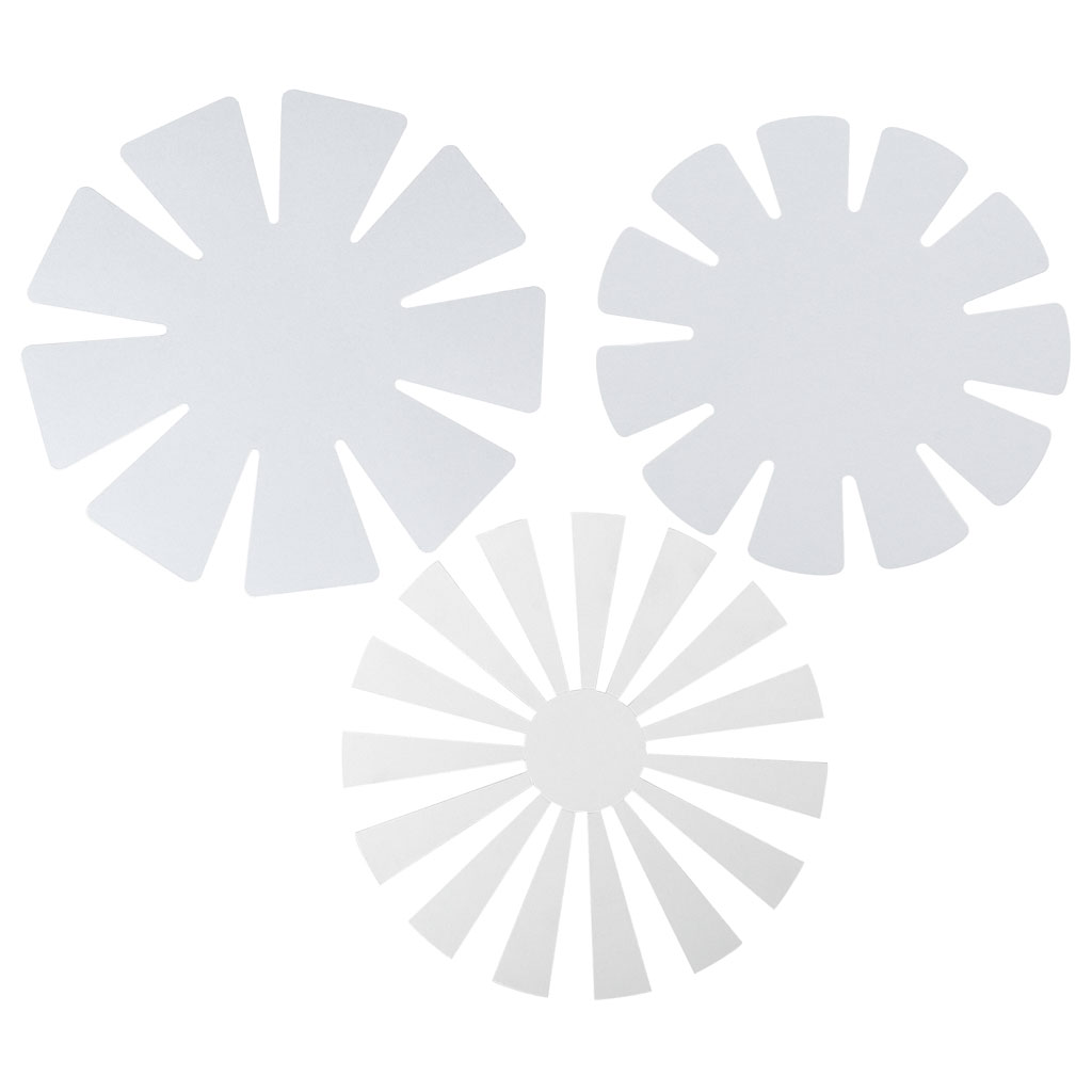 Flechtstanzteile, blanko