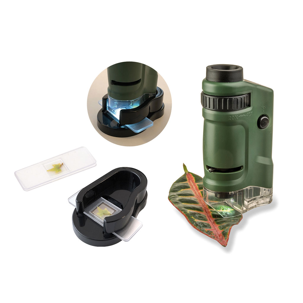 LED-Handmikroskop – 60x bis 120x Vergrößerung LED-Handmikroskop – 60x bis 120x Vergrößerung