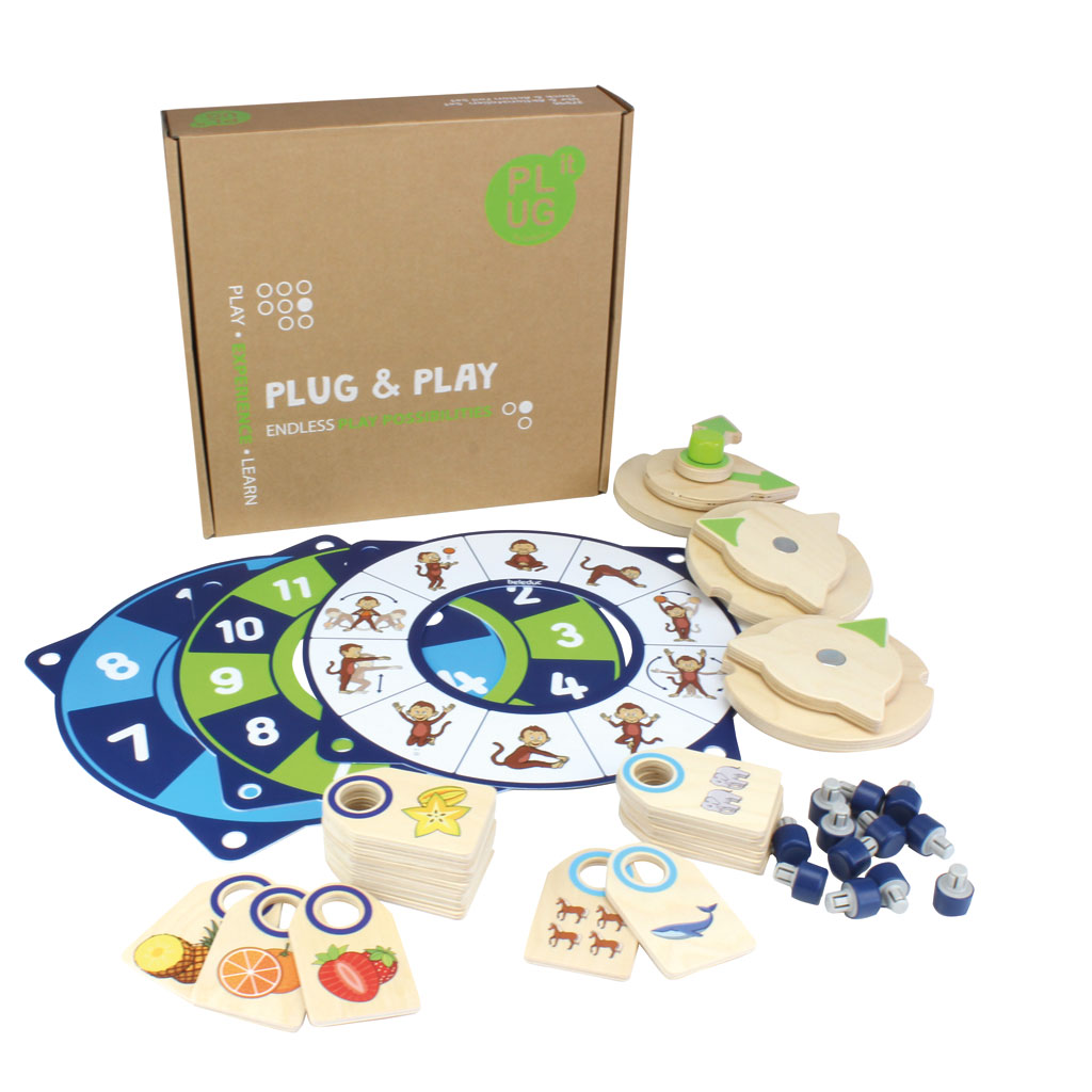 PLUG it Uhr und Aktionsfolien