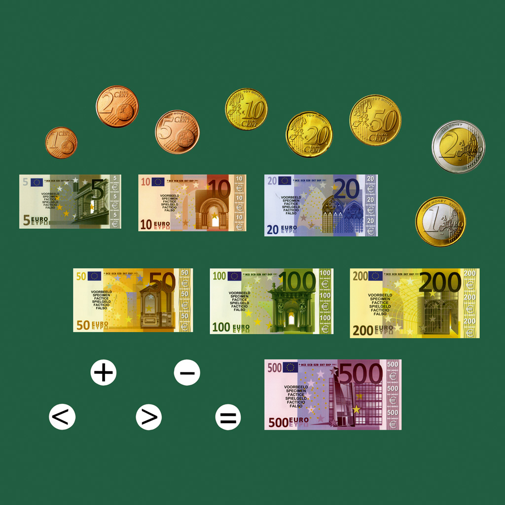 temp30099_1YTSayFbRROqE4 Euro-Rechengeld In stabiler, stapelbarer Box