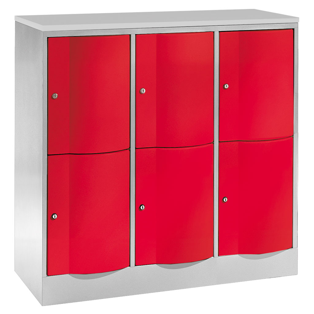 Großraum-Schließfachschrank, 3-reihig Großraum-Schließfachschrank, 3-reihig