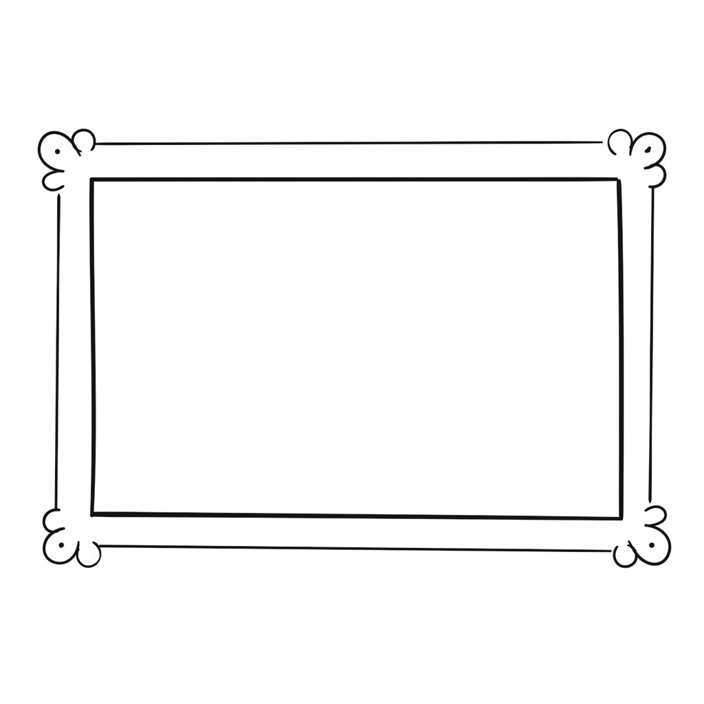 Mal- und Zeichenblock Rahmen