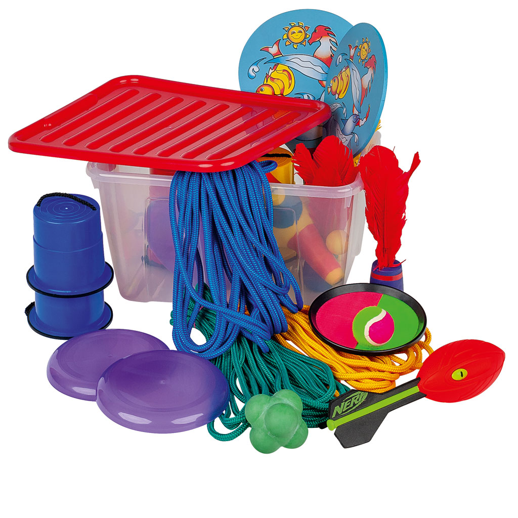 Spielkiste für Pause und Freizeit