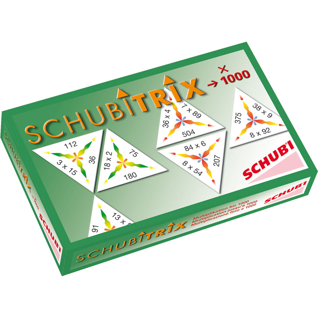 SCHUBITRIX - Multiplikation bis 1000 Rechendomino