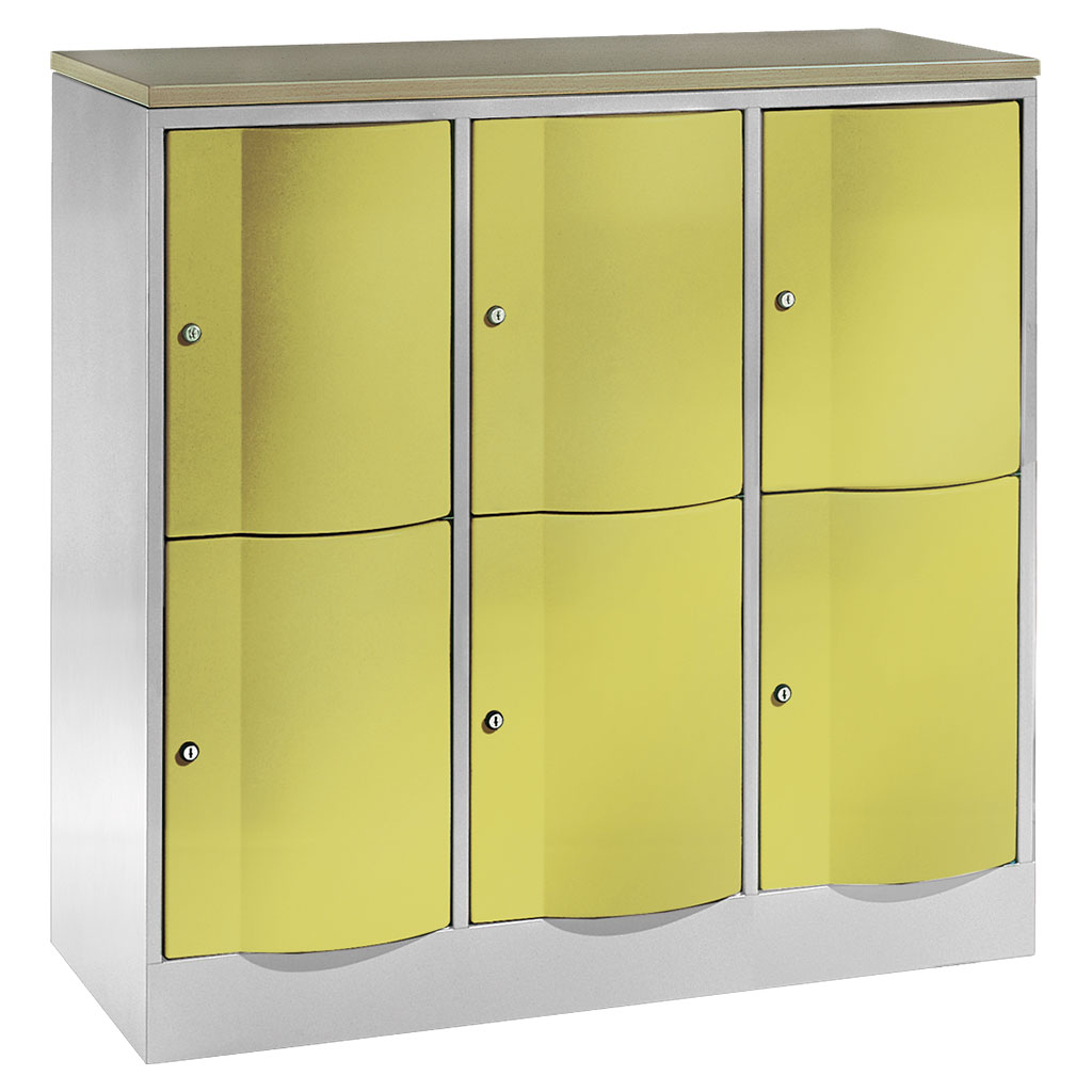 Großraum-Schließfachschrank, 3-reihig Großraum-Schließfachschrank, 3-reihig