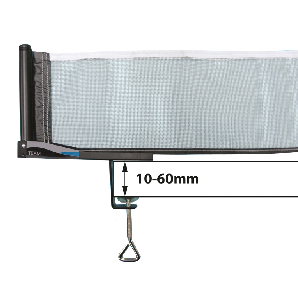 Tischtennis-Netz Schwarz/Weiß