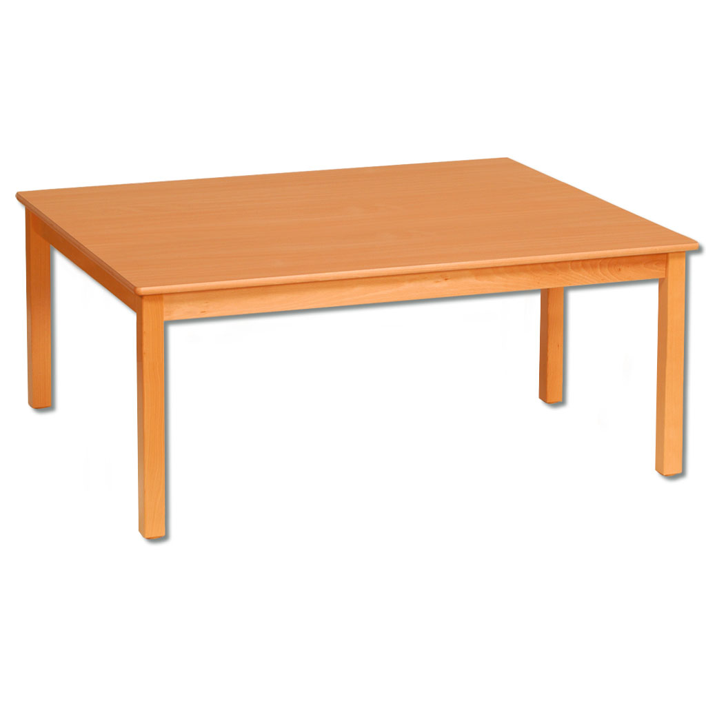 Rechtecktisch aus Massivholz