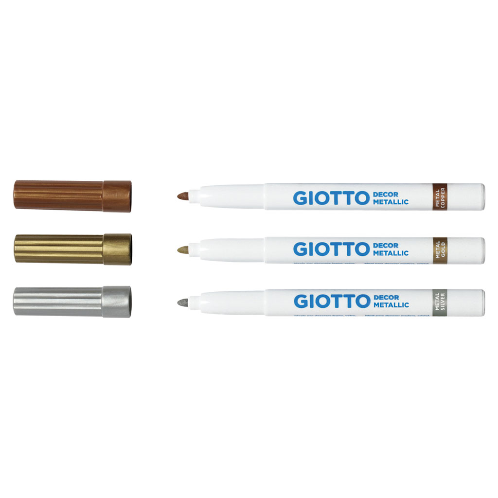GIOTTO Decor Metallic, 25 Fasermaler
