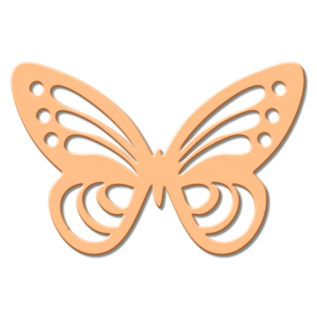 Motiv-Stanzer Silhouette, Motiv Schmetterling