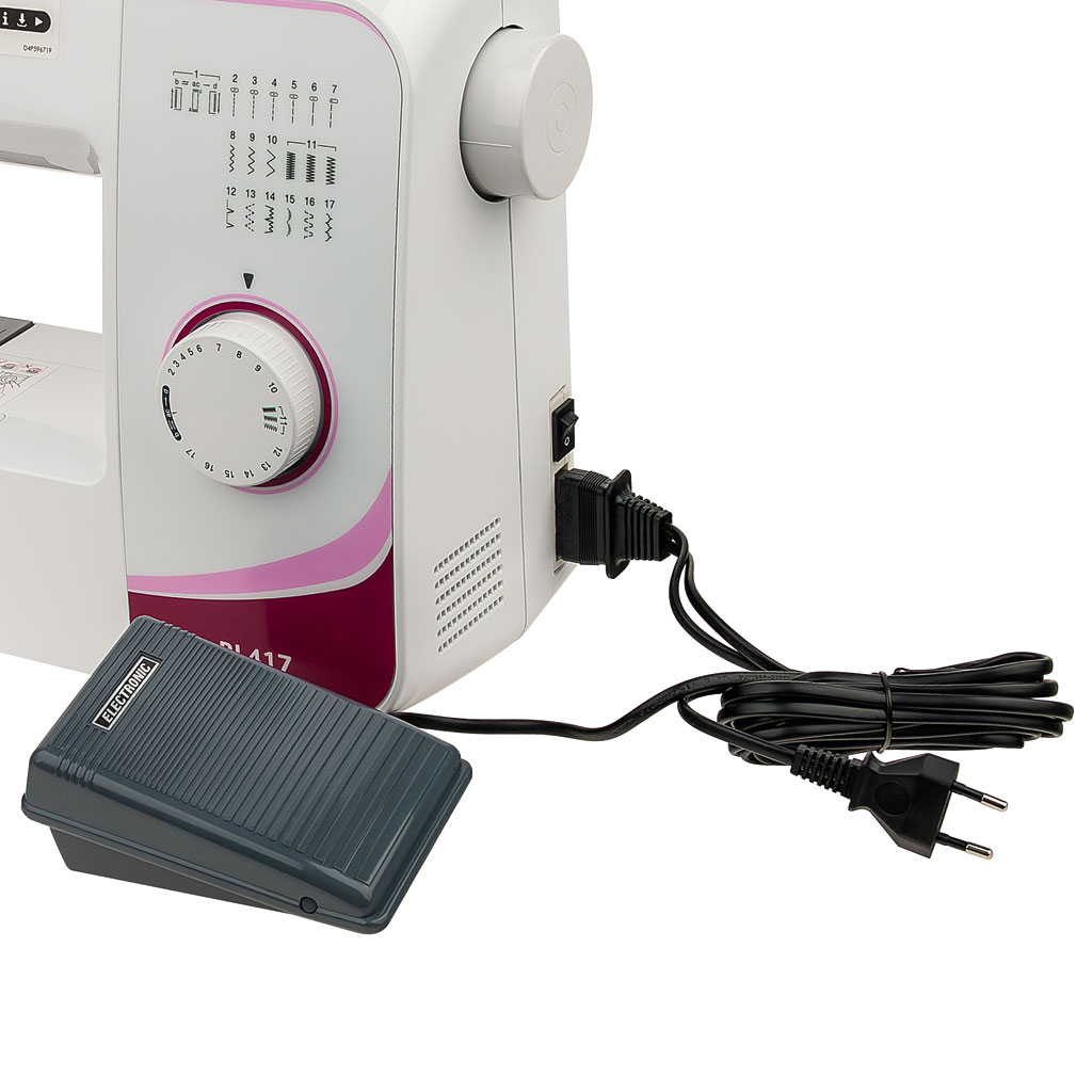 Computer-Nähmaschine mit 40 programmierten Stichtypen